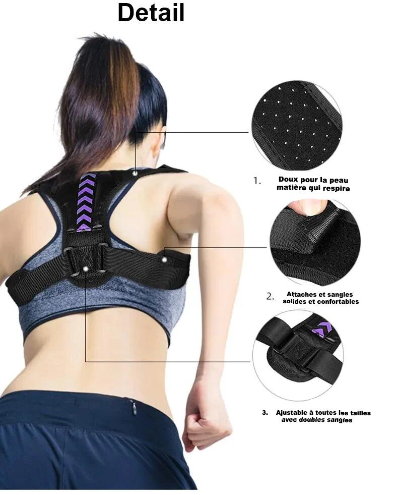 Correcteur posture réglable HealtyBack™